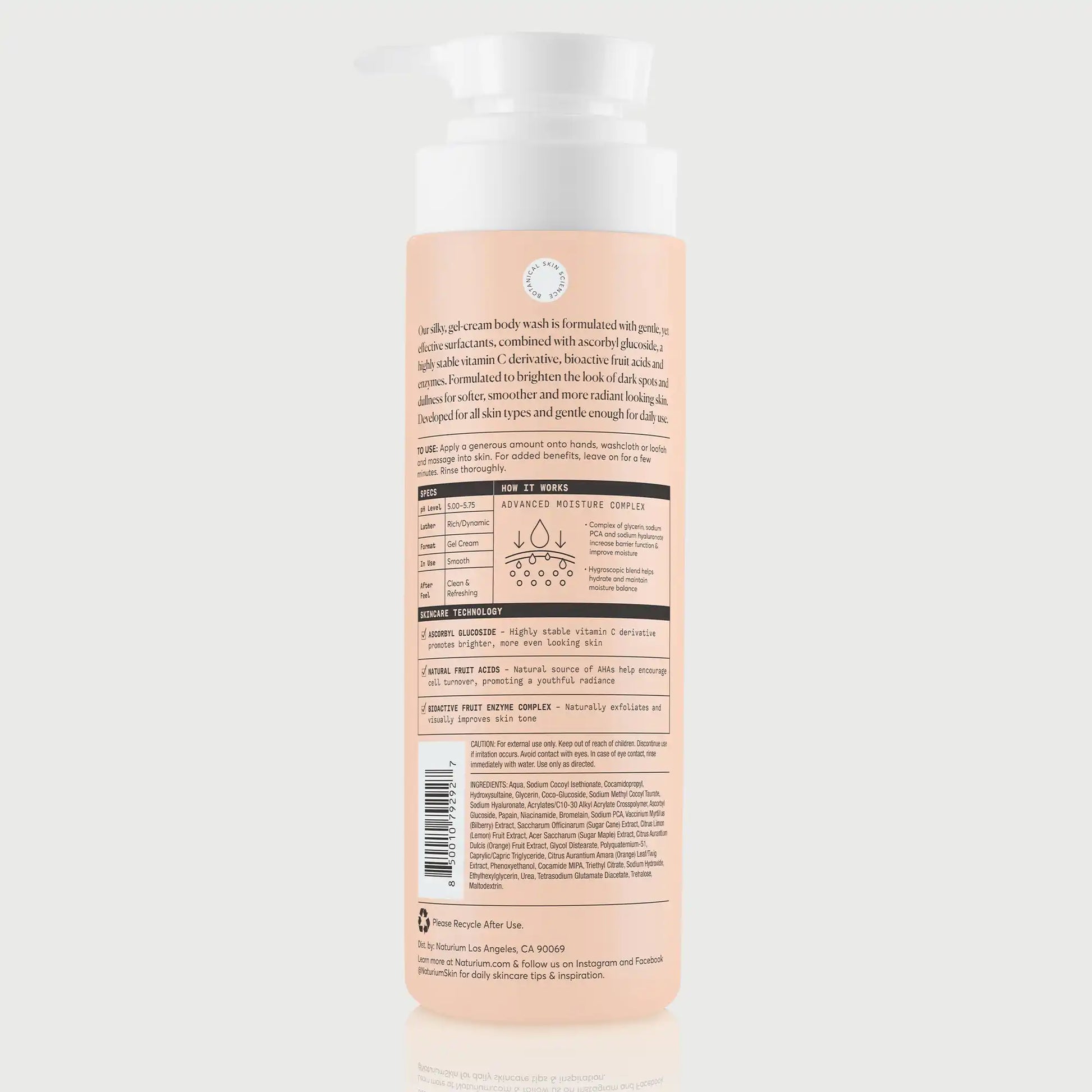 the-brightener-vitamin-c-brightening-body-wash-l1 NATR-The-Brightener-Body-Wash_back.webp
